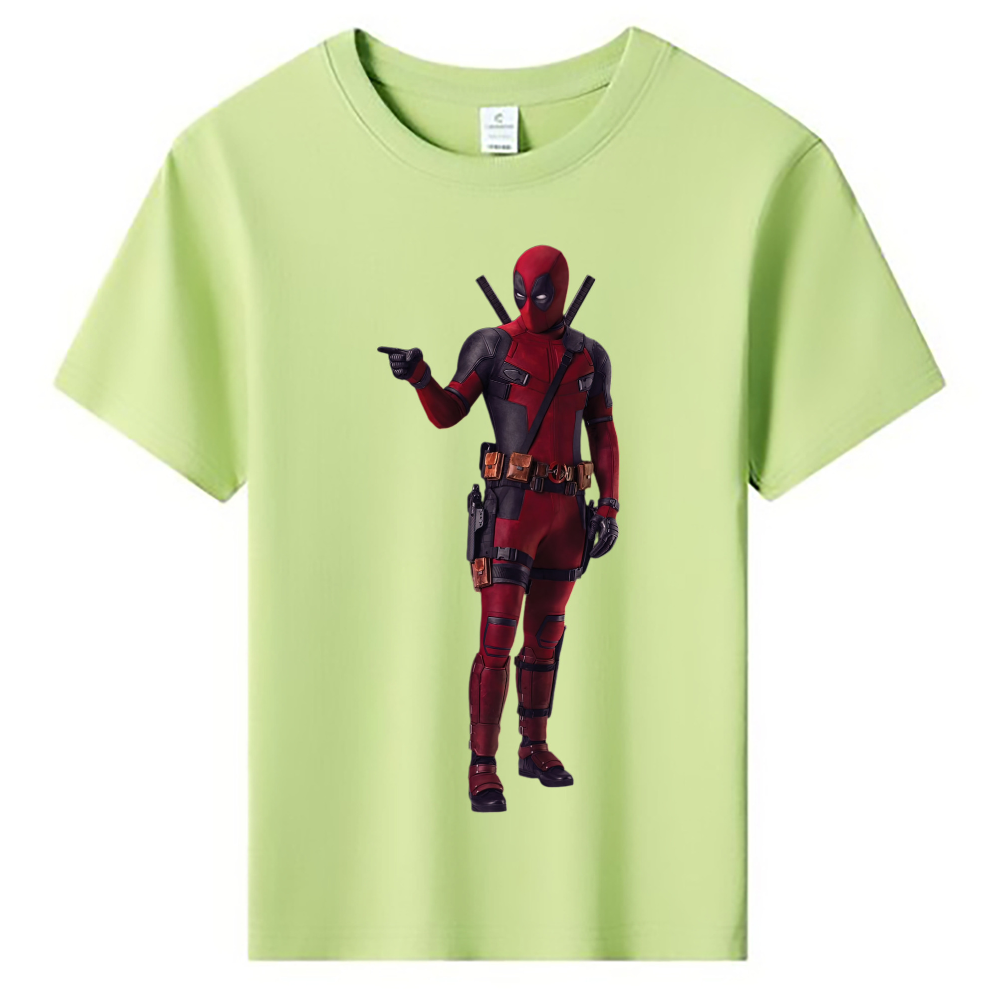 （画像用） Deadpool デッドプール 綿100％キッズTシャツ（フロントプリント）